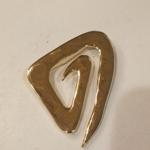 Vintage M.Jent Gold Tone Brooch/Scarf Pin